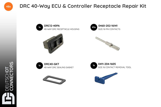 DRC 40-Way ECU & Controller Receptacle Repair Kit