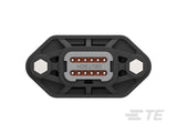 DT04-12PB-LE01 Deutsch DT 12-Way Receptacle Housing – Key B, Sealed Flange, E-Seal, End Cap