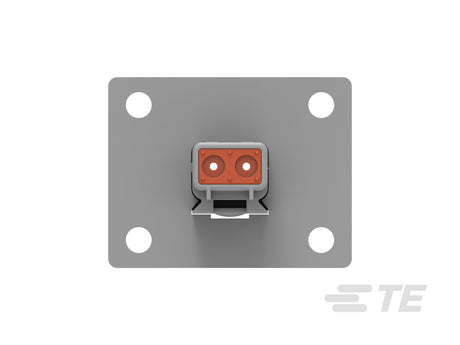 DT04-2P-L012 Deutsch DT 2-Way Flange Receptacle - Pin, Welded Flange