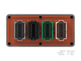 DT04-48P-B016 Deutsch DT 48-Way Flange Receptacle - Size 16 Pins, Enhanced Key