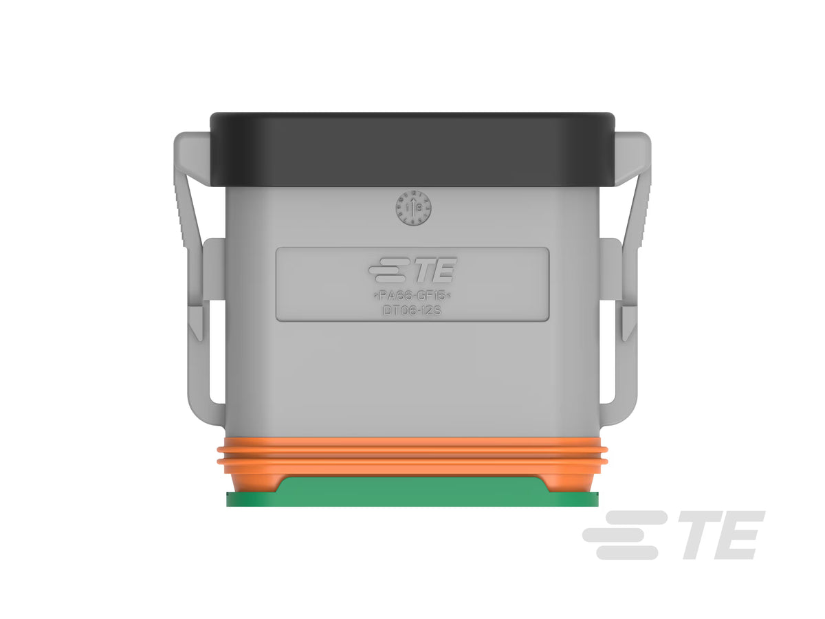 DT06-12SA-C017 Deutsch DT 12-Way Plug Housing - Socket, Key A, Solid Rear Grommet & End Cap