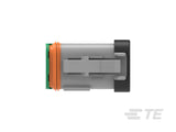 DT06-12SA-C017 Deutsch DT 12-Way Plug Housing - Socket, Key A, Solid Rear Grommet & End Cap