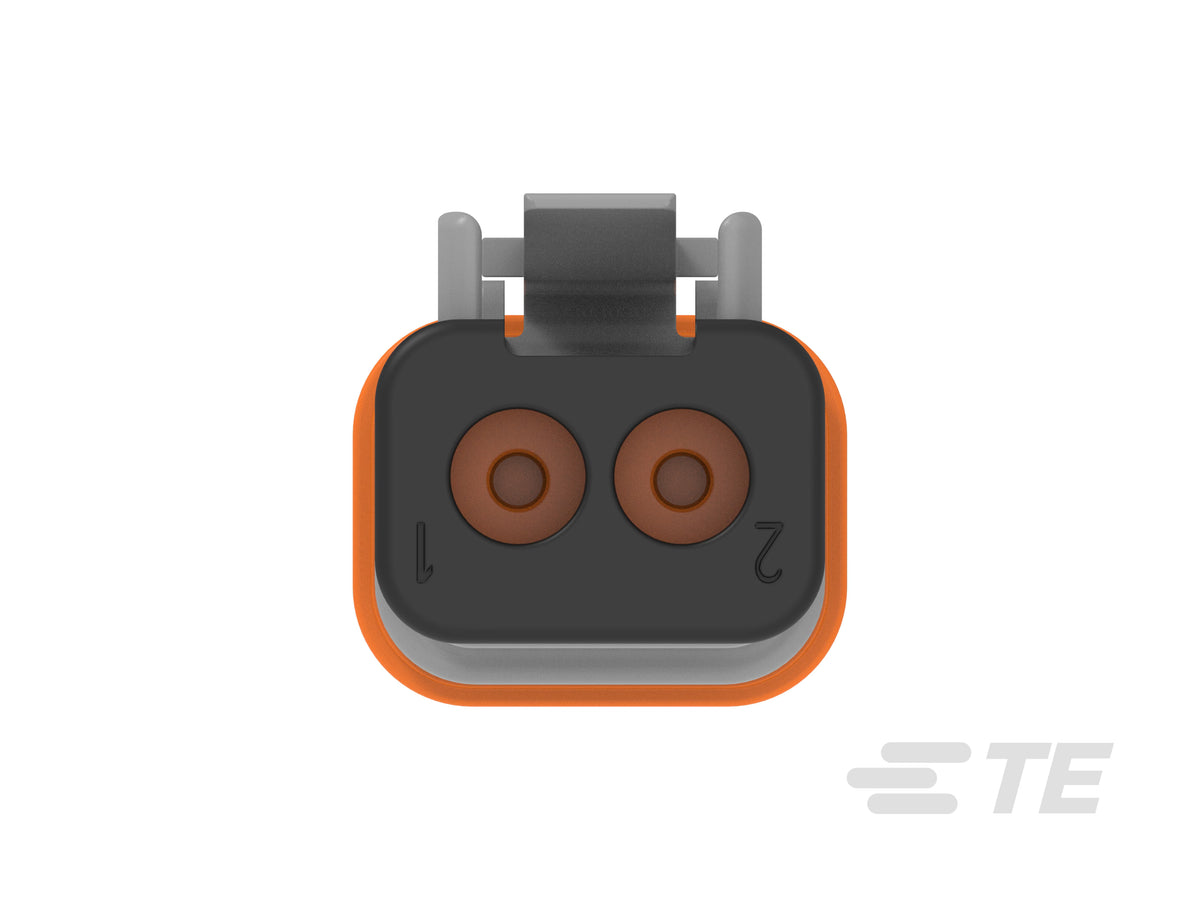 DT06-2S-C017 Deutsch DT 2-Way Plug Housing - Socket, Solid Rear Grommet & End Cap