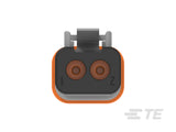 DT06-2S-C017 Deutsch DT 2-Way Plug Housing - Socket, Solid Rear Grommet & End Cap