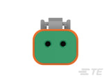 DT06-2S-C017 Deutsch DT 2-Way Plug Housing - Socket, Solid Rear Grommet & End Cap