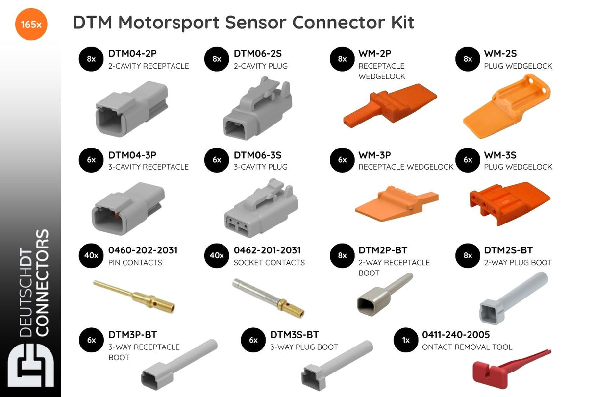 DTM Motorsport Sensor Connector Kit