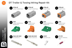 DT Trailer & Towing Wiring Repair Kit – 4 & 6 Way
