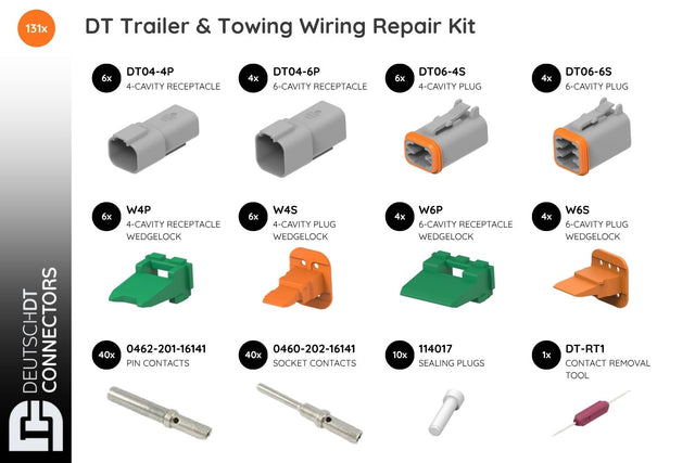 DT Trailer & Towing Wiring Repair Kit – 4 & 6 Way