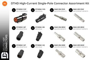 Deutsch DTHD High-Current Single-Pole Connector Assortment Kit