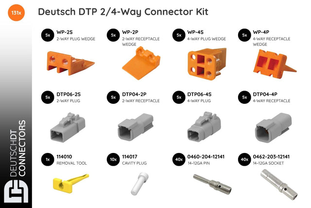 Deutsch DTP 2/4-Way Connector Kit