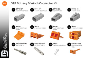 Deutsch DTP Battery & Winch Connector Kit