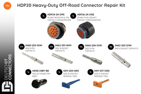 Deutsch HDP20 Heavy-Duty Off-Road Connector Repair Kit