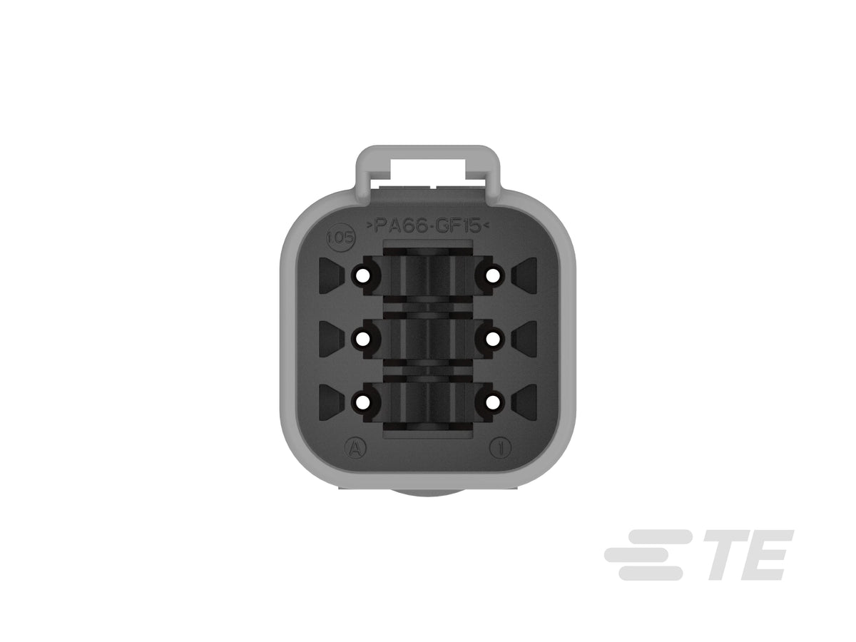 DT04-6P Deutsch DT 6-Way Receptacle Housing - Pin