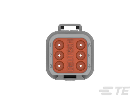 DT04-6P Deutsch DT 6-Way Receptacle Housing - Pin